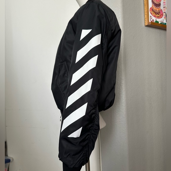 OffWhite Jackets & Coats Nwt Offwhite Helvetica Diagonal Nylon